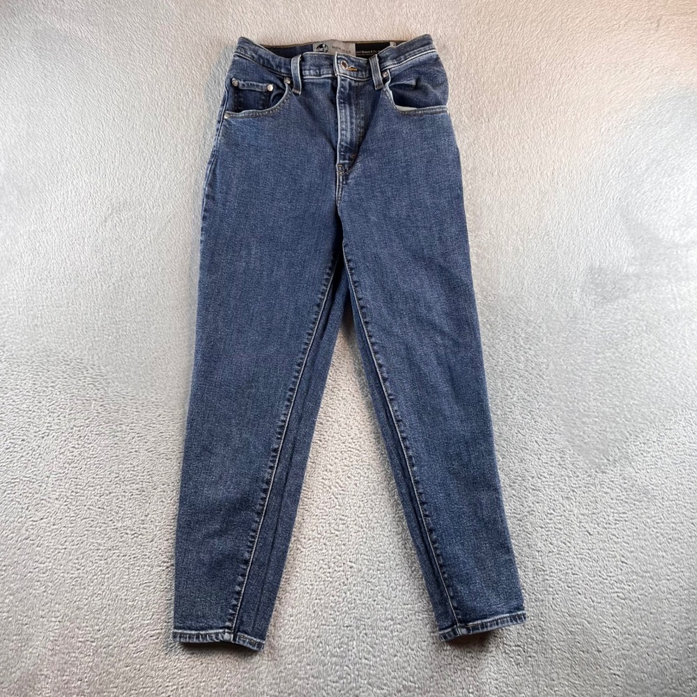 Levis SilverTab Mom Jeans Womens 26 Medium Wash High Rise Tapered A3699-0002